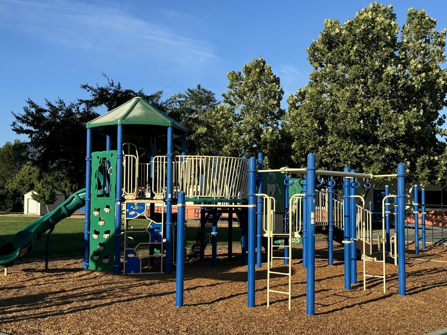 empty playground structure