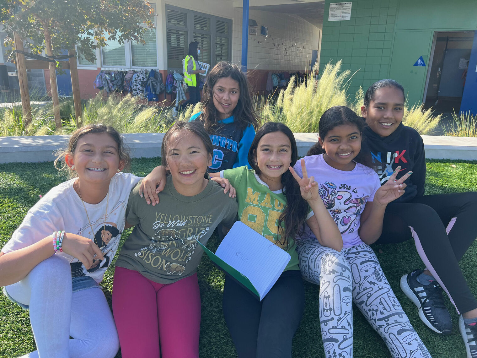 Smiling students