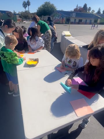 Instagram post: FH Origami Club is back in action today!