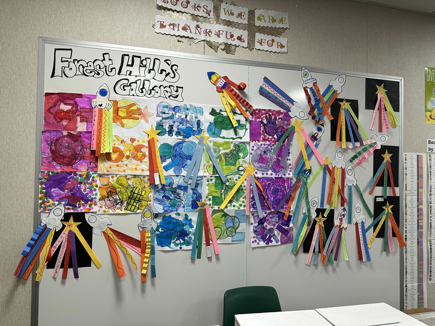 Student art samples