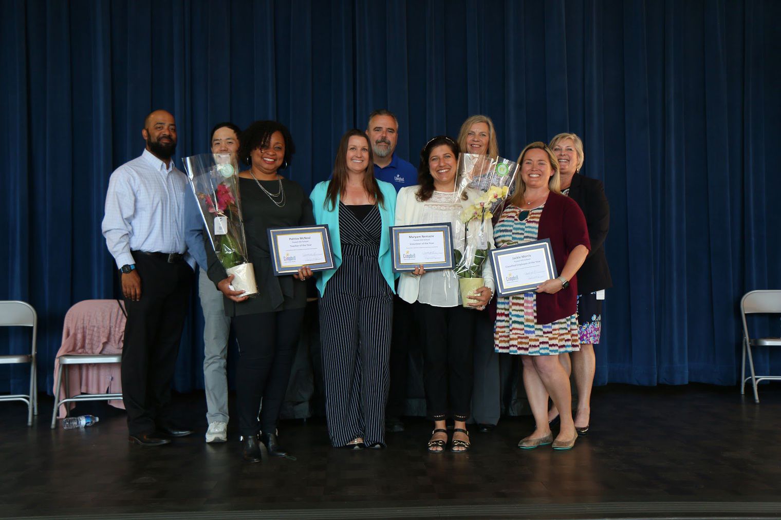 Winners at recognition ceremony