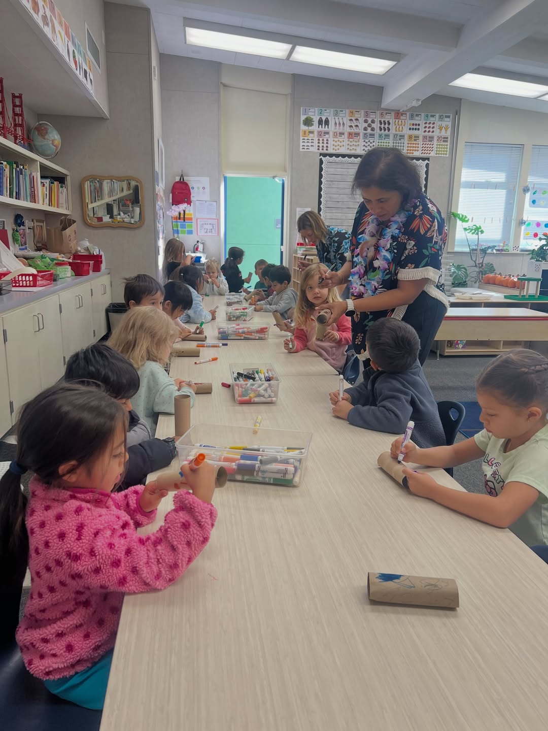 Instagram post: TKers in Ms. Erin’s and Ms. Snehal’s class played and sorted percussion...