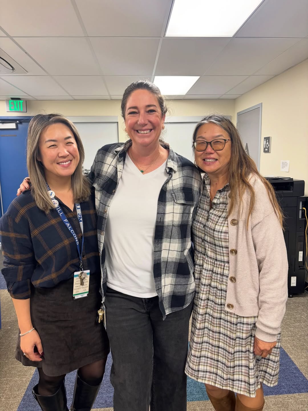 Instagram post: And today we’re mad about plaid! Wow, so many staff members felt like wearing...
