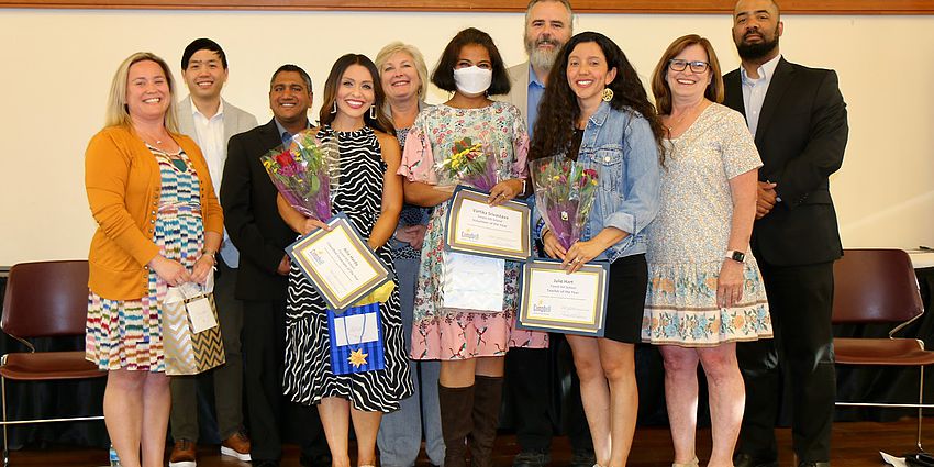 Photo of Staff, Volunteer and board members after recognition