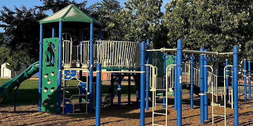 empty playground structure