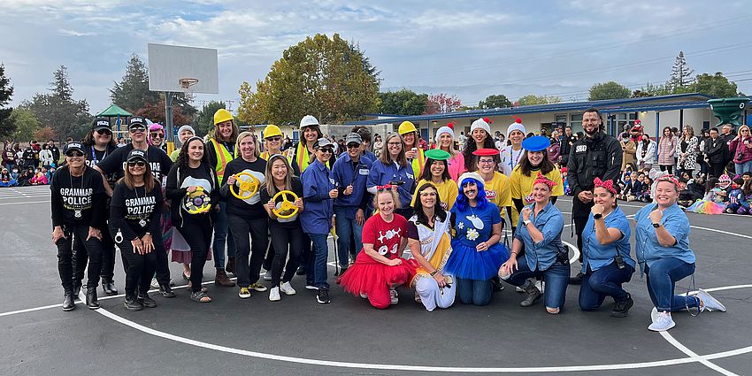 Staff Halloween photo