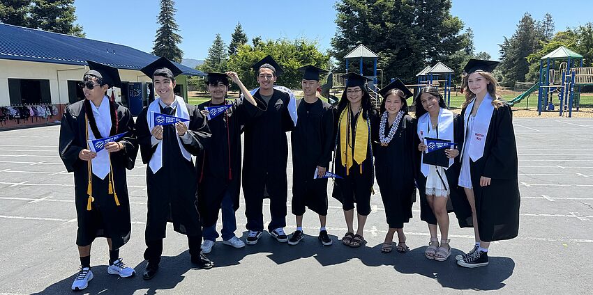Seniors return to Forest Hill where they attended.