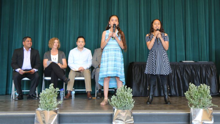 students perform at district event