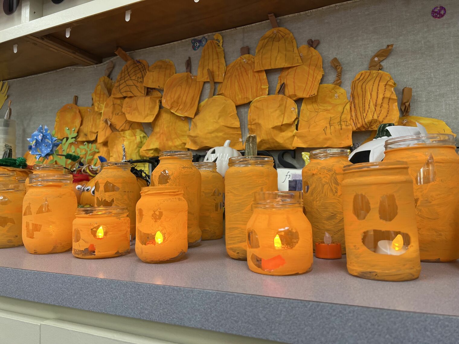 pumpkin lanterns and art